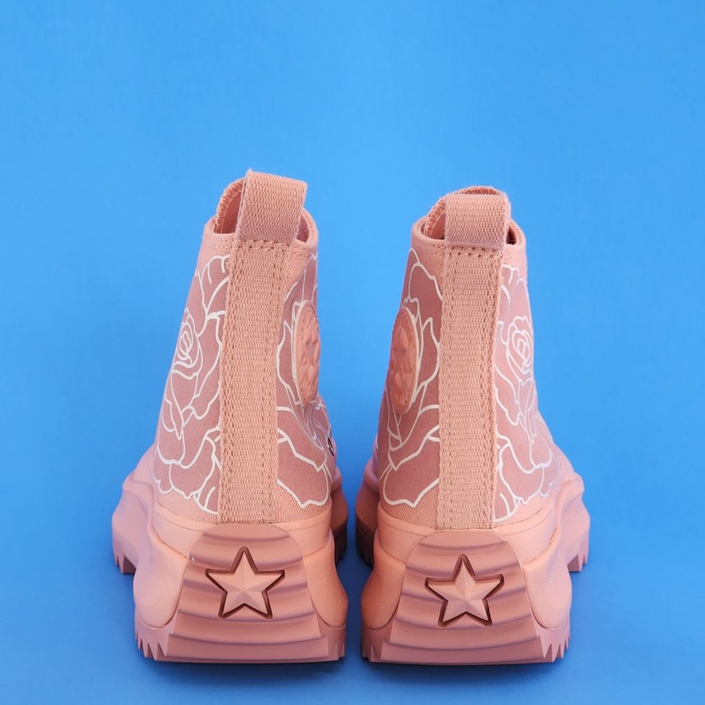 Converse Run Star Hike High 'Natasha Cloud Floral' Platform Sneakers 571877C NWT - Picture 5 of 6